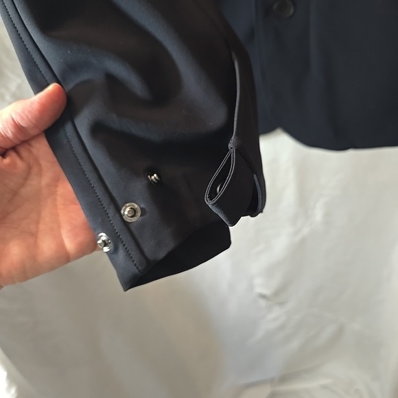 Qor Performance Suiting Softshell Blazer Jacket Coat Men's Size S Black Stretch - Picture 5 of 16